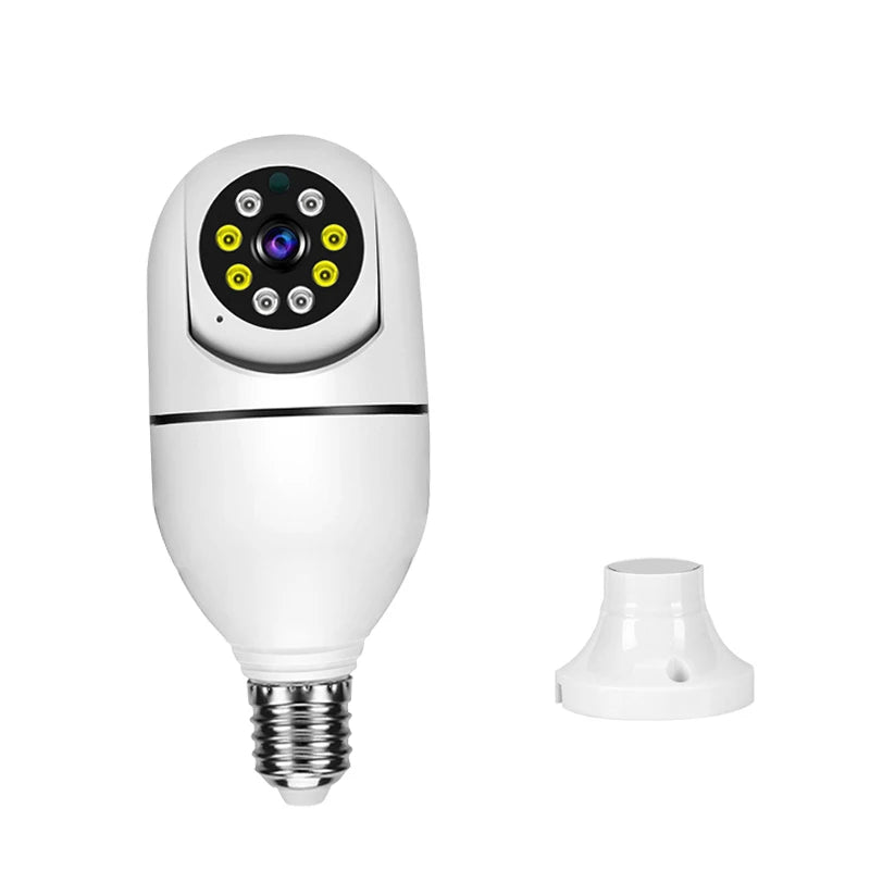 Wireless Bulb Camera Wifi E27 Bulb Camera 360 degree WiFi Security Camera Full-color High-definition Night Vision