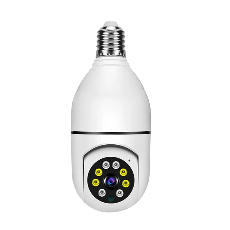 Wireless Bulb Camera Wifi E27 Bulb Camera 360 degree WiFi Security Camera Full-color High-definition Night Vision