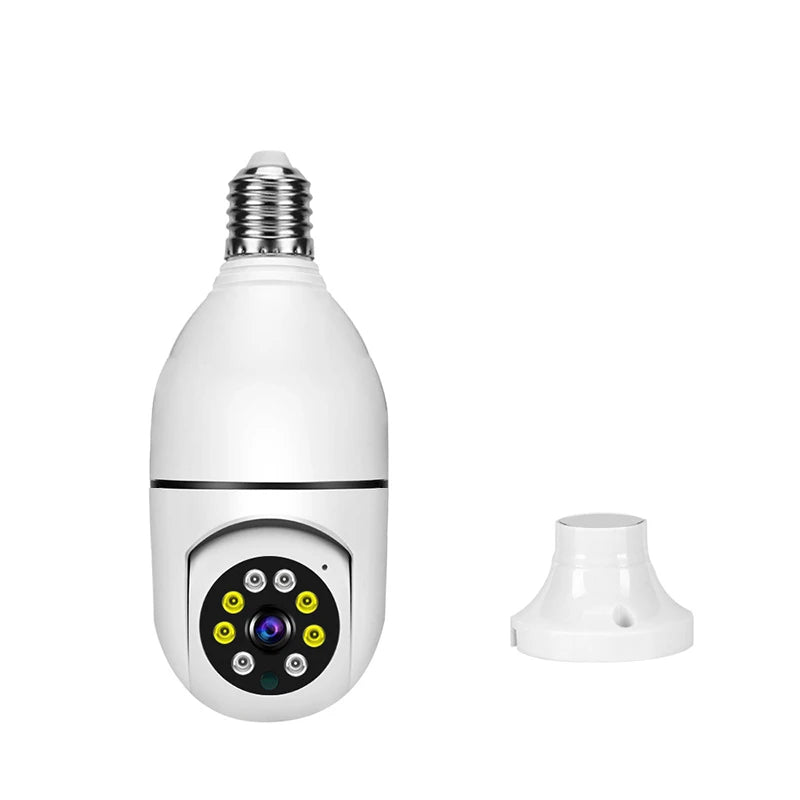 Wireless Bulb Camera Wifi E27 Bulb Camera 360 degree WiFi Security Camera Full-color High-definition Night Vision